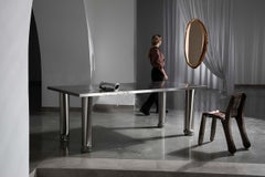 Contemporary Mirror 'Tafla C1', AURUM Collection, Rose Gold, by Zieta