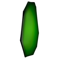 Contemporary Spiegel 'Tafla C1', Jadegrün, von Zieta