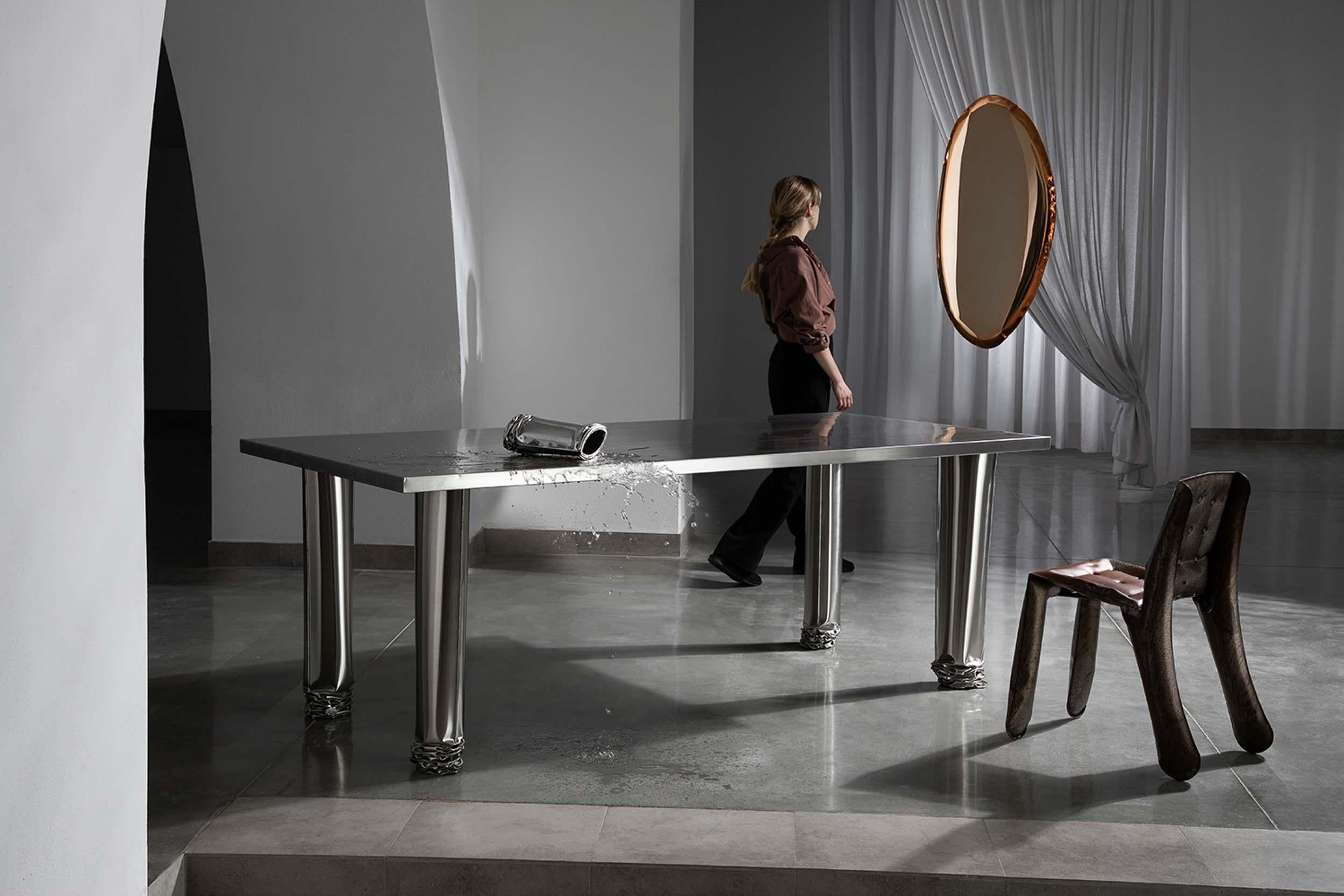 Contemporary Mirror 'Tafla C2', AURUM Collection, Classic Gold, by Zieta For Sale 3