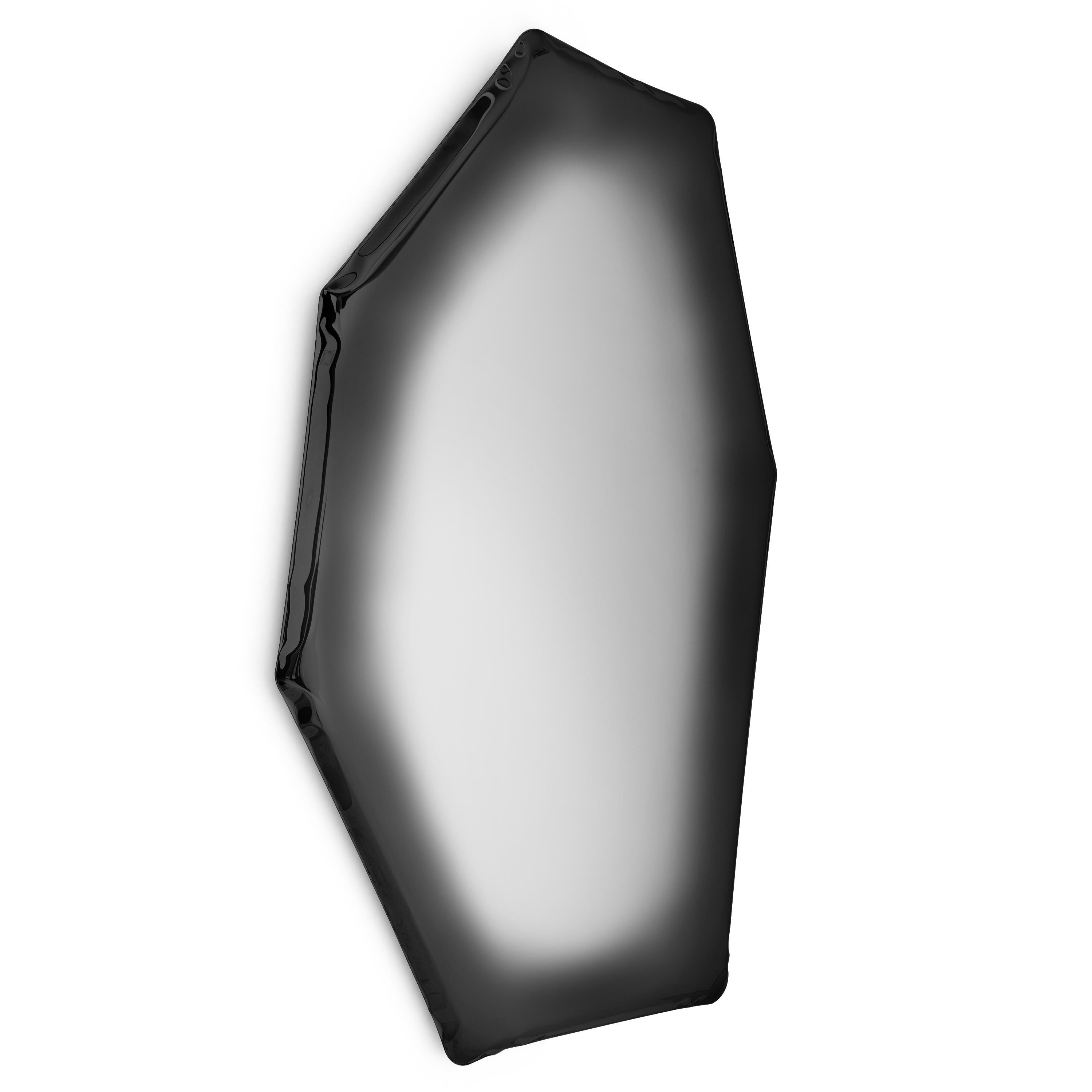 Organic Modern Contemporary Mirror 'Tafla C2' by Zieta, Transitions Collection, Dark Matter For Sale