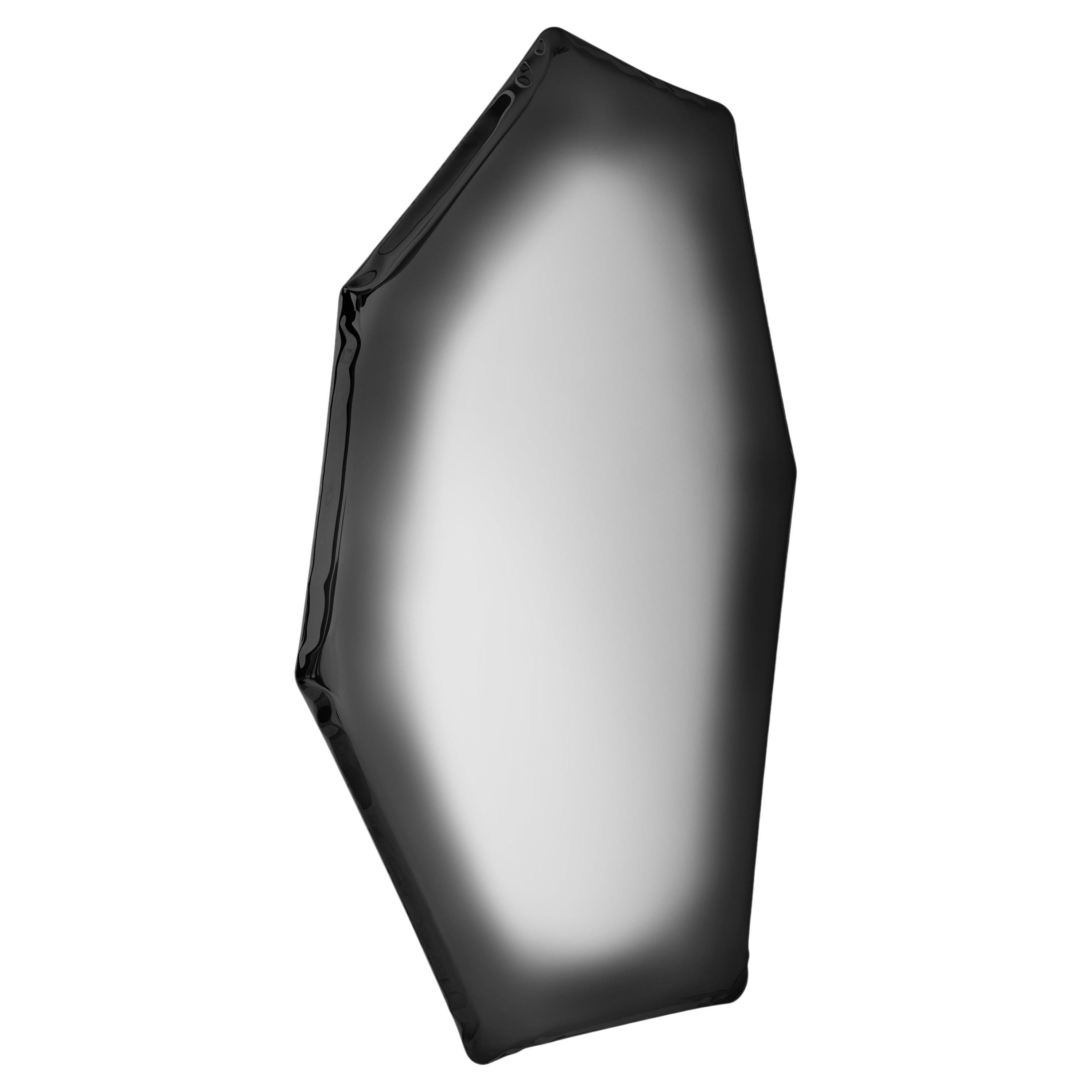 Contemporary Mirror 'Tafla C2' by Zieta, Transitions Collection, Dark Matter