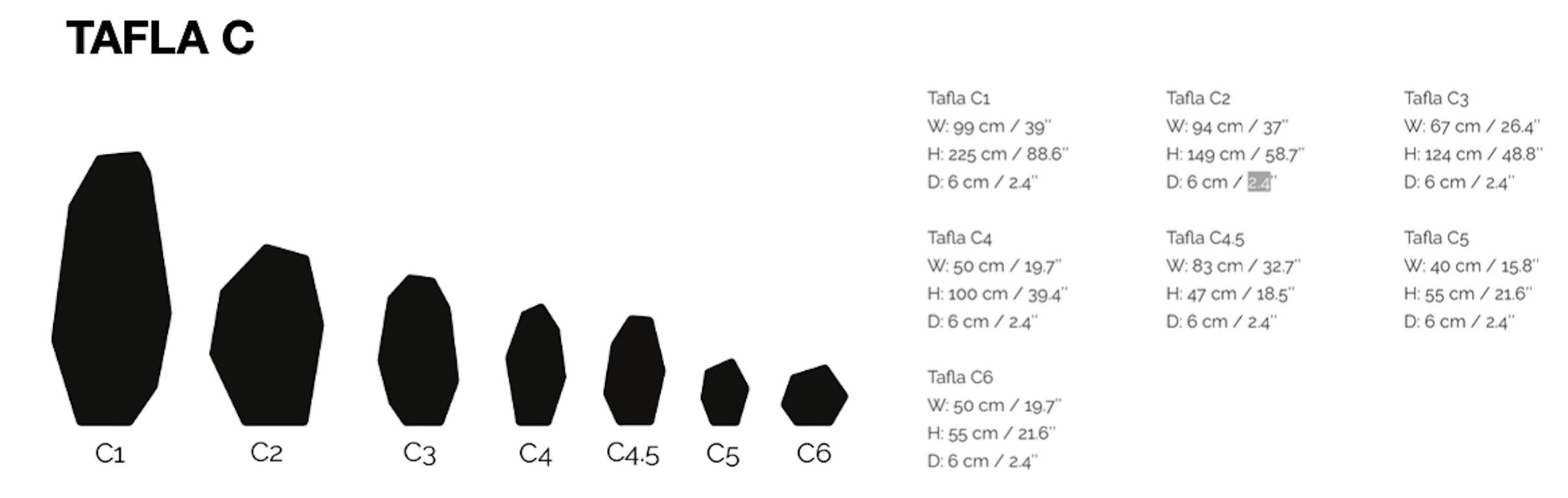 XXI secolo e contemporaneo Specchio contemporaneo 'Tafla C3', Collezione AURUM, Oro Classico, di Zieta in vendita