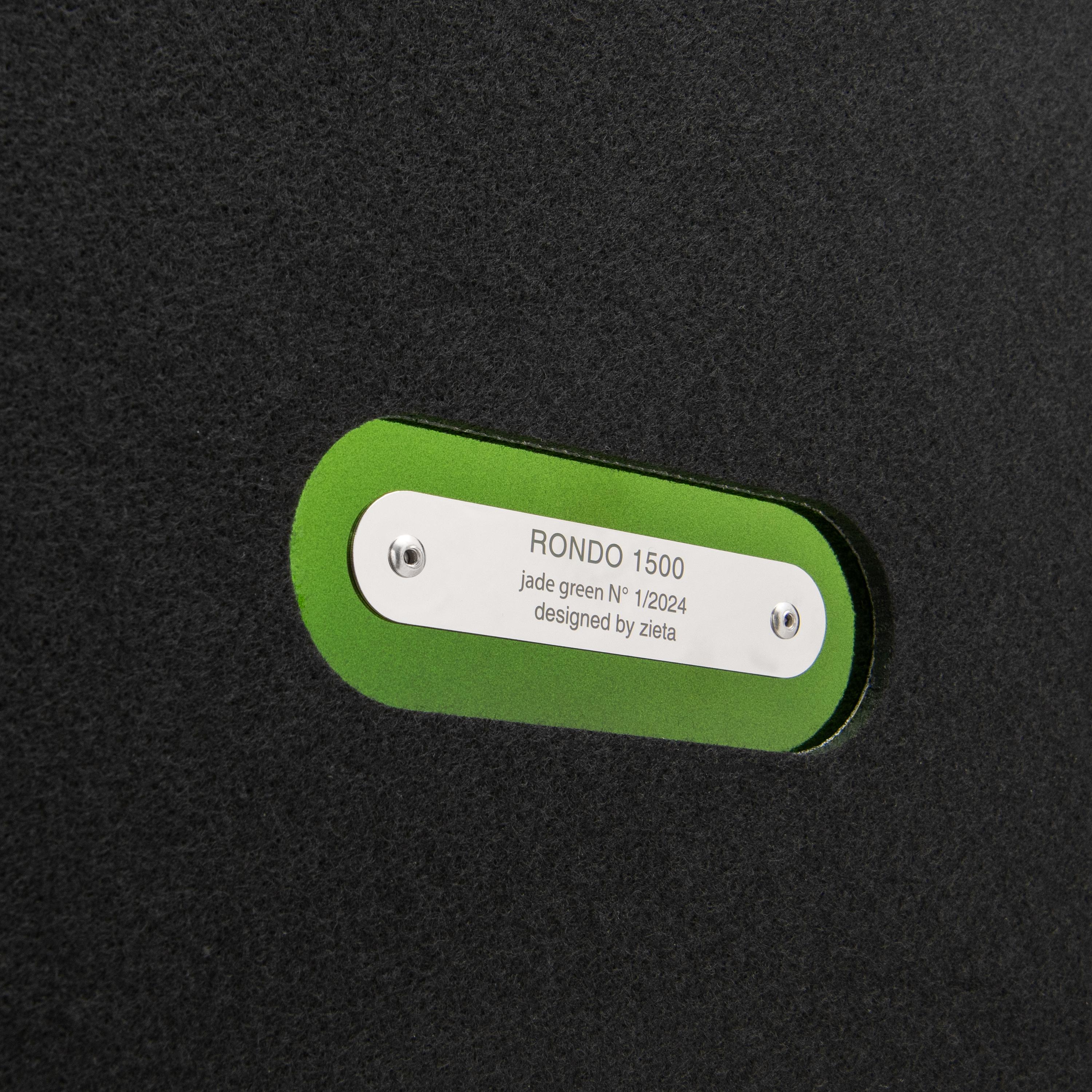 Acciaio inossidabile Specchio Contemporary 'Tafla C3', Jade Green, di Zieta in vendita