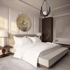 Contemporary Mirror 'Tafla C4.5', AURUM Collection, Rose Gold, by Zieta