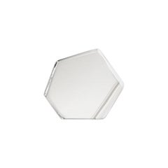 Miroir contemporain "Tafla C6" en acier inoxydable poli par Zieta 