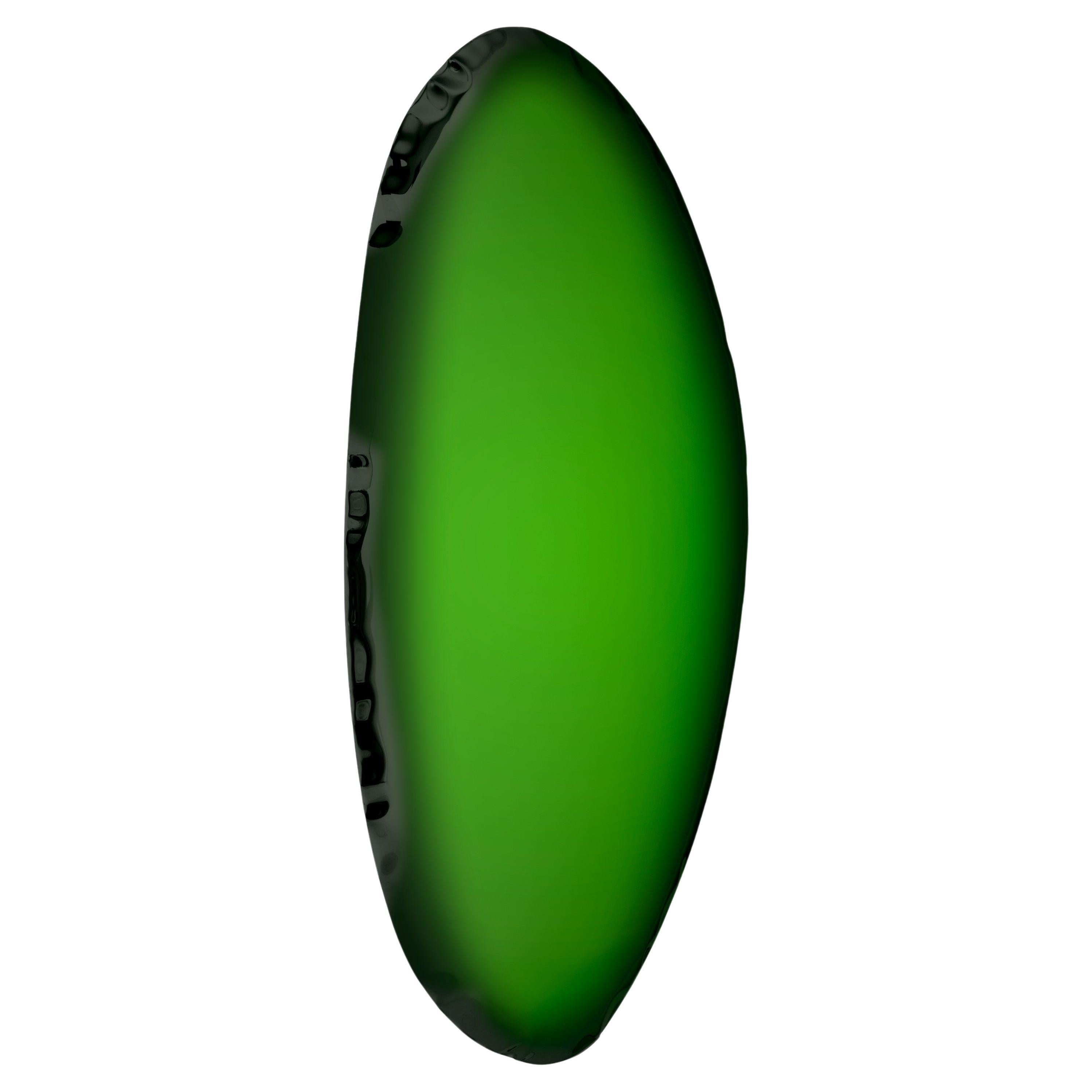 Espejo contemporáneo 'Tafla O4', verde jade, de Zieta en venta