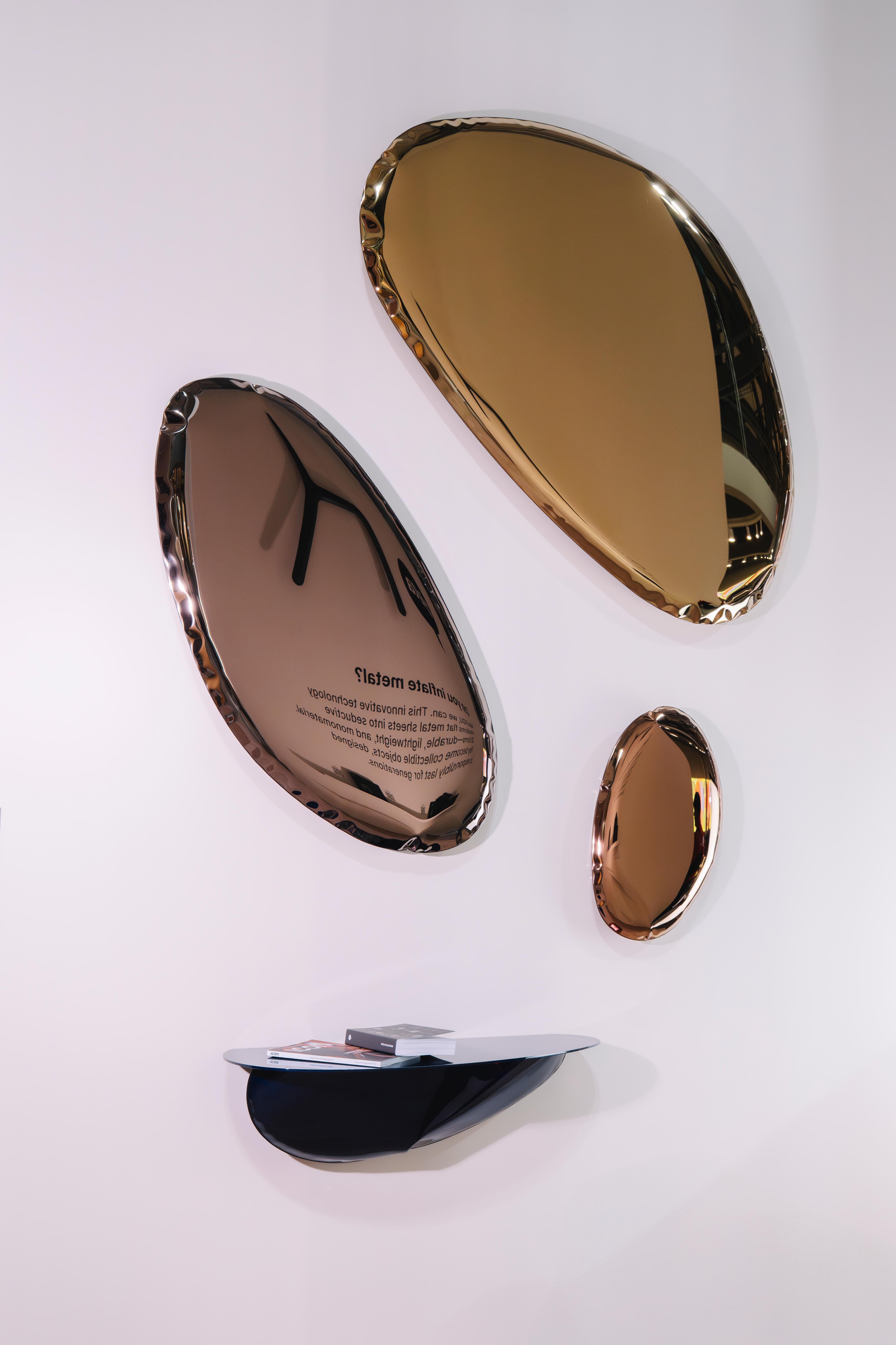 Espejo contemporáneo 'Tafla O5', Colección AURUM, Oro clásico, by Zieta en venta 4