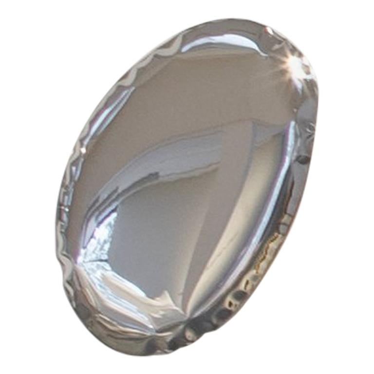 Contemporary Mirror 'Tafla O5' in Stainless Steel by Zieta Prozessdesign