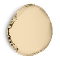 Contemporary Mirror 'Tafla O6', AURUM Collection, Classic Gold, by Zieta