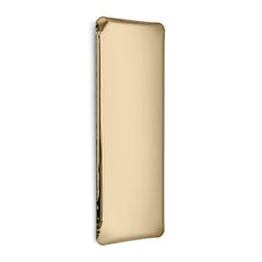 Contemporary Mirror 'Tafla Q1', Aurum Collection, Classic Gold, by Zieta