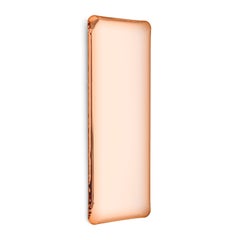 Contemporary Mirror 'Tafla Q1', Aurum Collection, Rose Gold, by Zieta