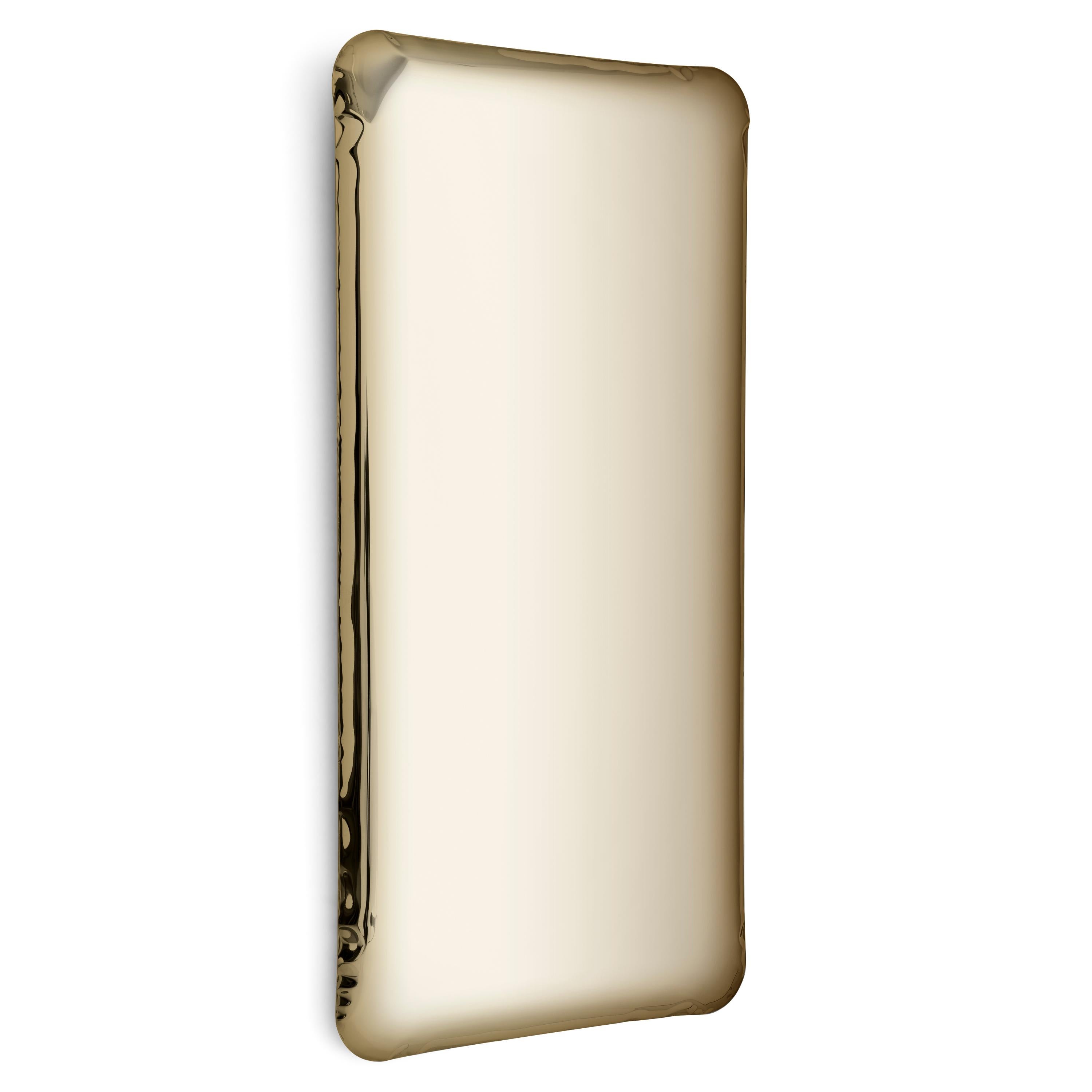 Organic Modern Contemporary Mirror 'Tafla Q2', Aurum Collection, Rose Gold, by Zieta For Sale