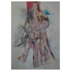 Collage sur papier de techniques mixtes contemporaines, initié, non encadré, XXIe siècle