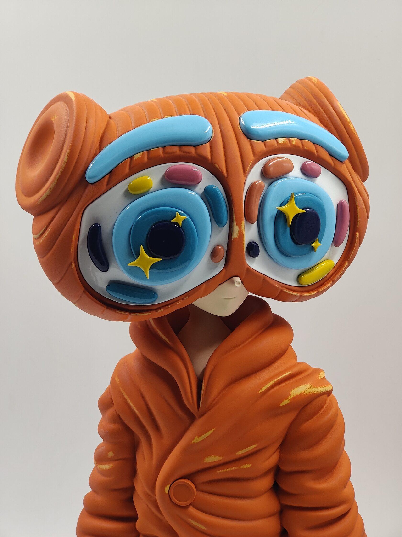 Scultura Aspr1m di Taras Yoom di design contemporaneo in tecnica mista multicolore da 47 cm In condizioni Nuovo in vendita a วัฒนา, TH