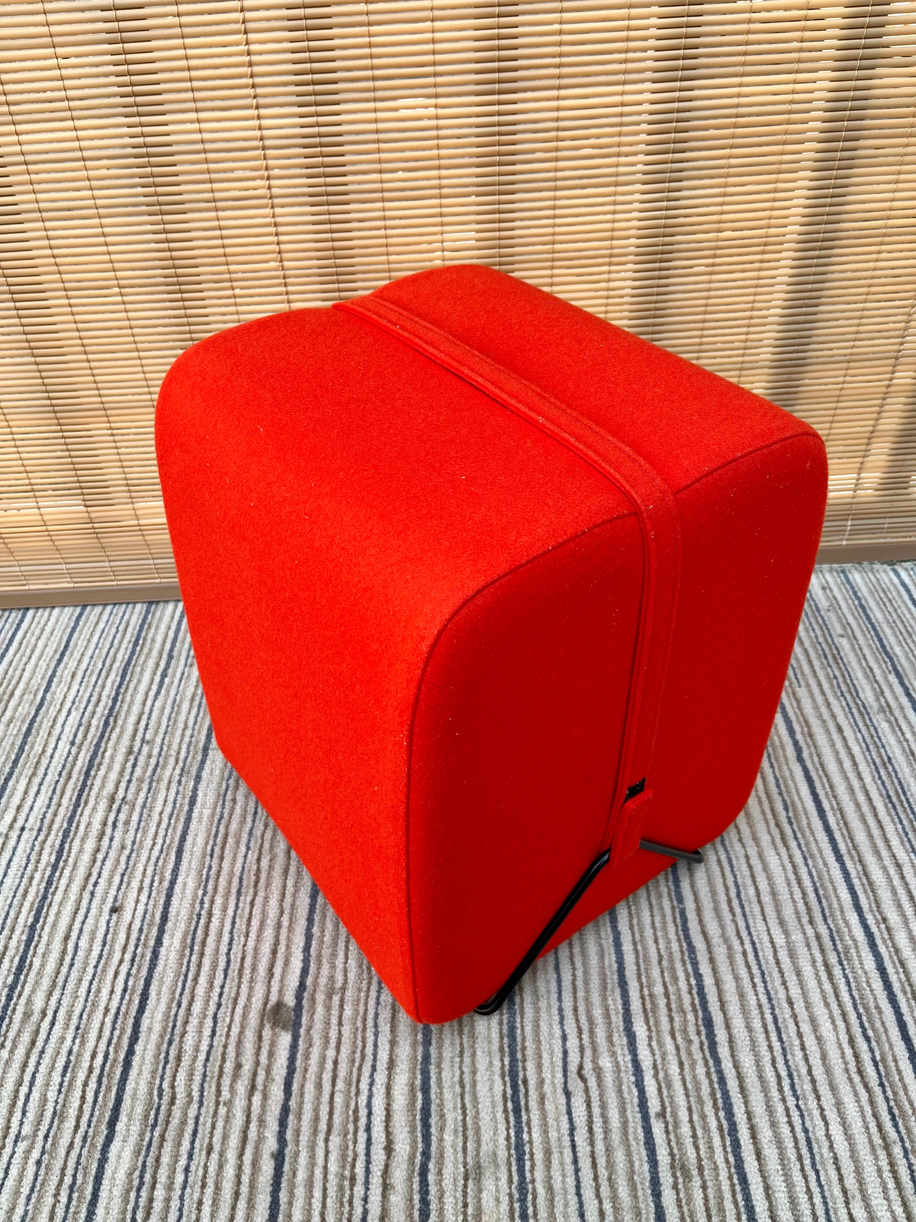 French Contemporary Mobidec Footstool by Pierre Charpin for Ligne Roset