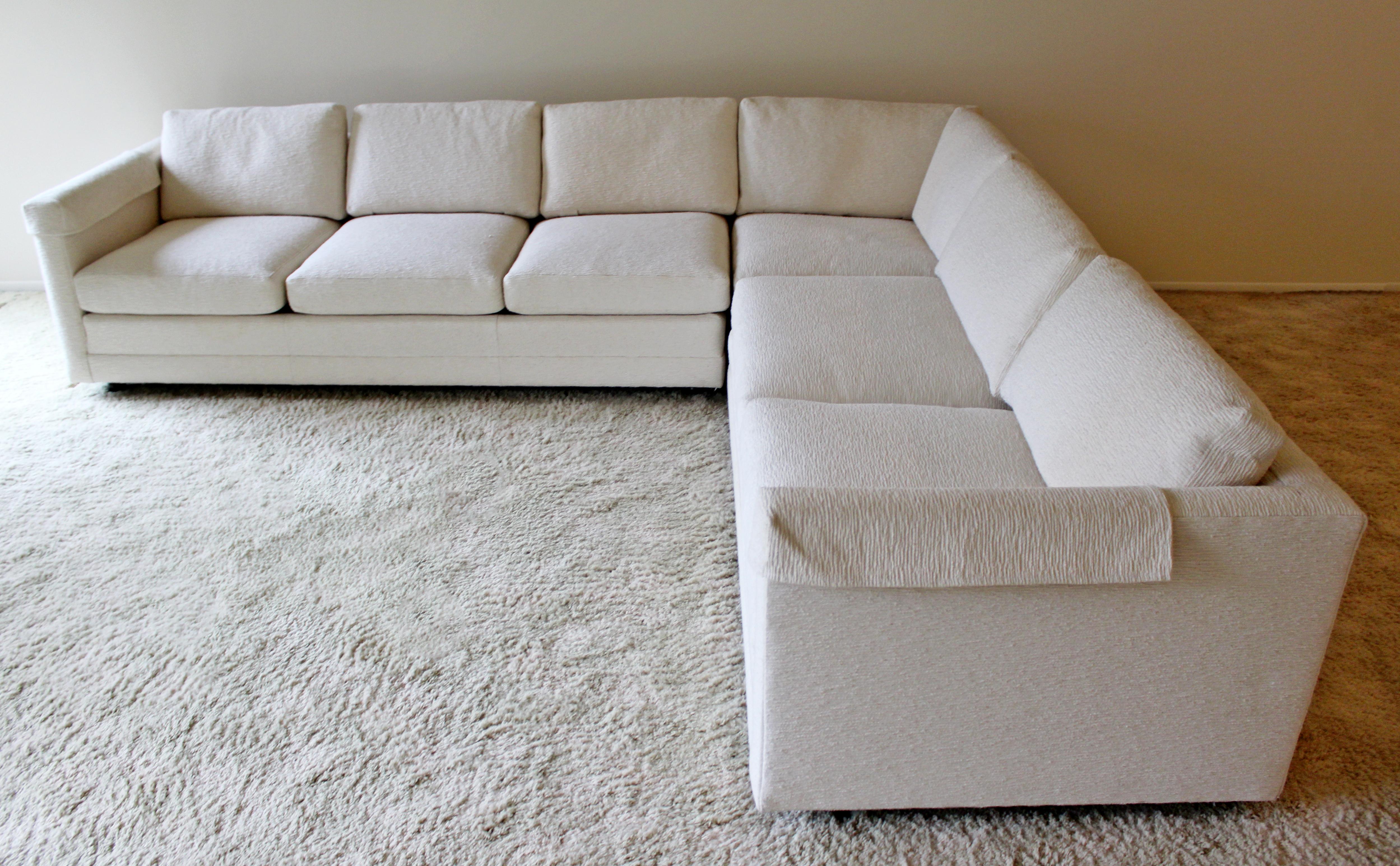 white l shaped couch