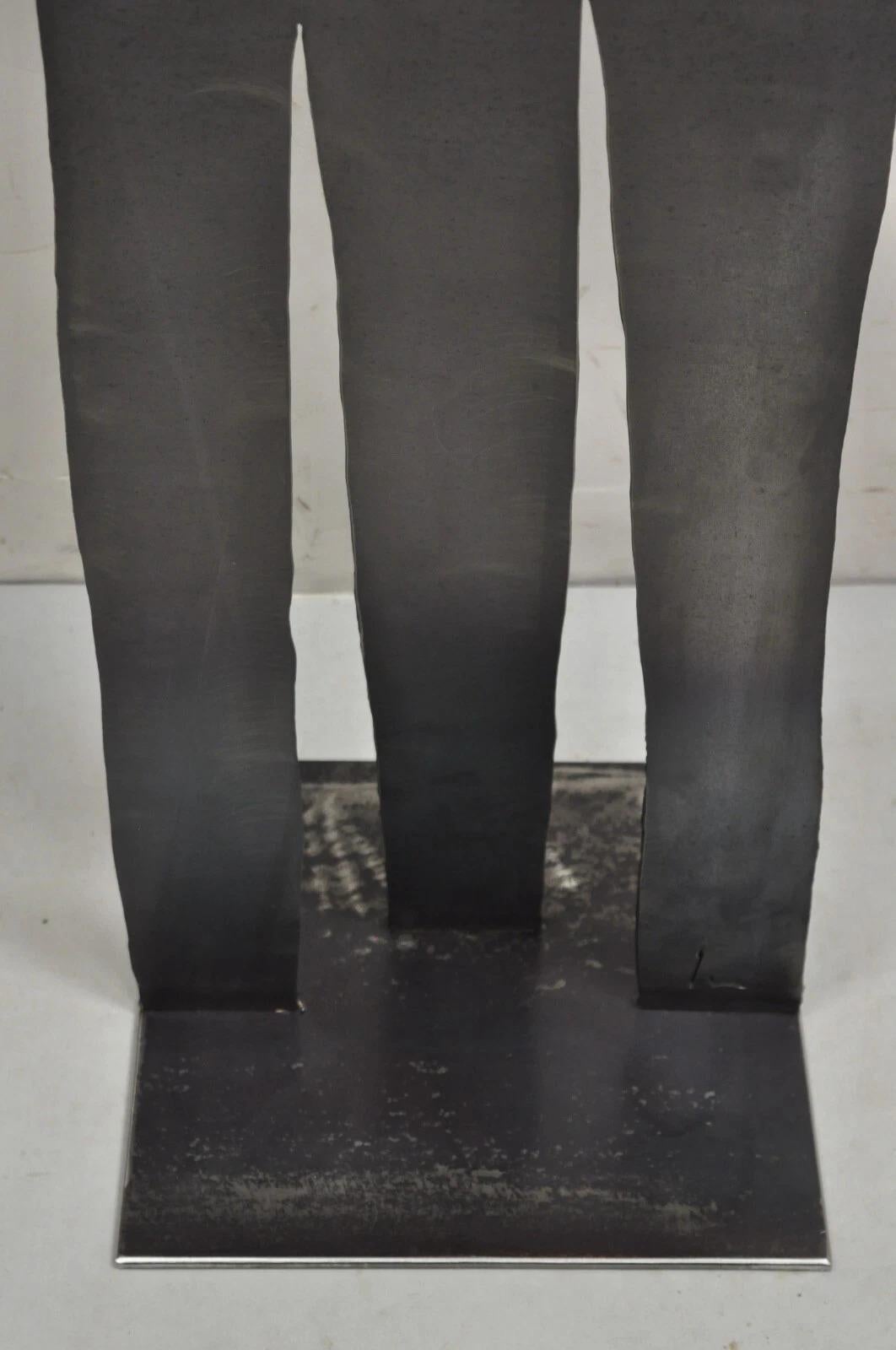 Escultura Estatua de Bienvenida Niño y Niña de Acero, Moderna y Contemporánea, 48