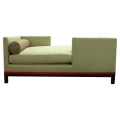 Contemporary Modern A. Rudin Custom Made Tete a Tete Sofa Loveseat #2725