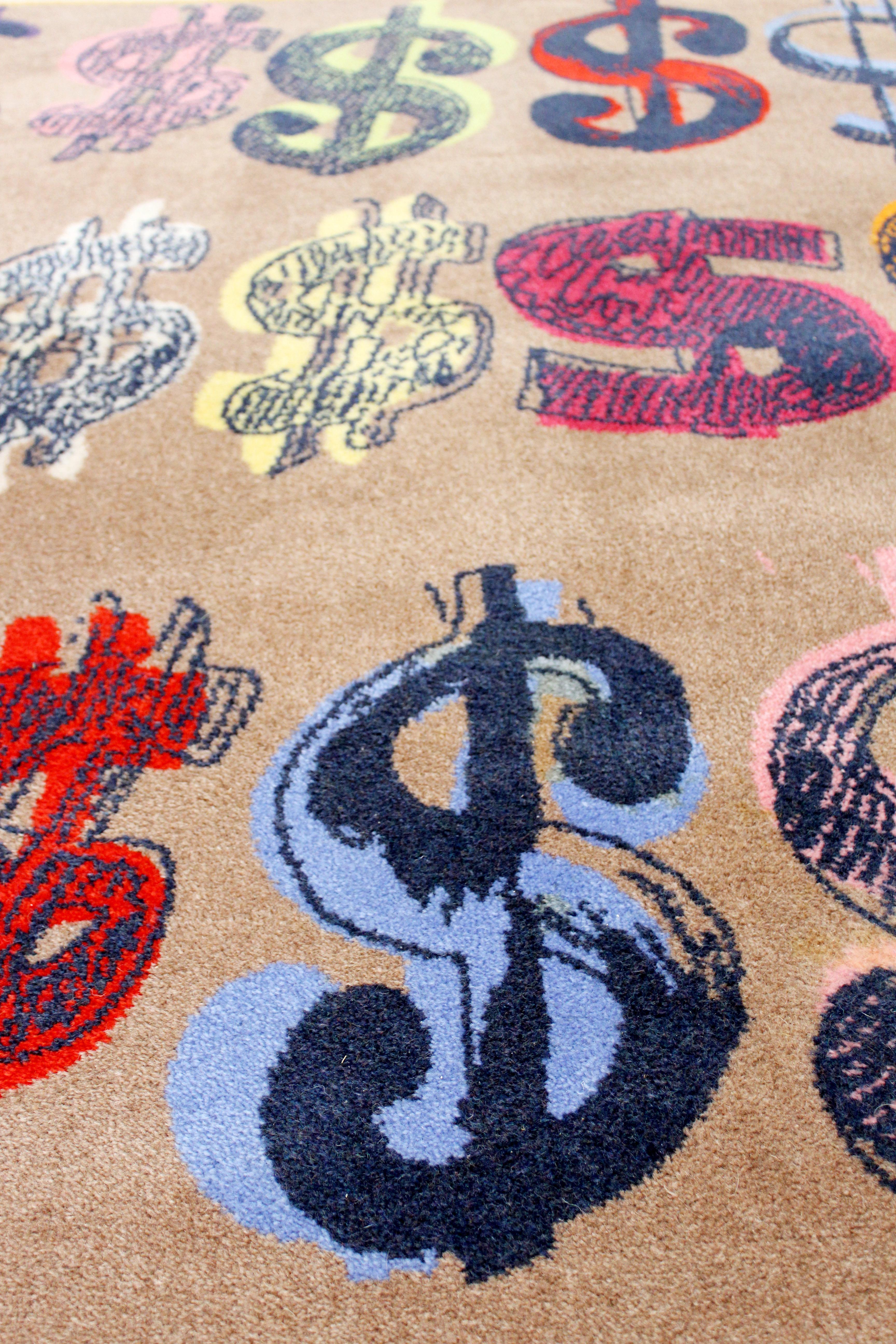 andy warhol contemporary area rugs