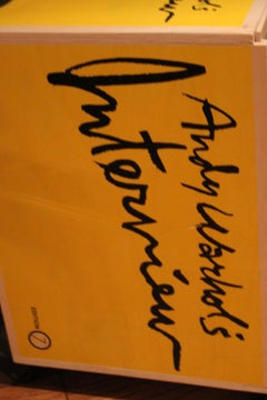 Contemporary Modern Andy Warhol Interview Art Books Edition 7 Collection in Box