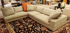 Contemporary Modern Arketipo Large L Shape 3 Piece Sectional Sofa, Italy, 1990s
