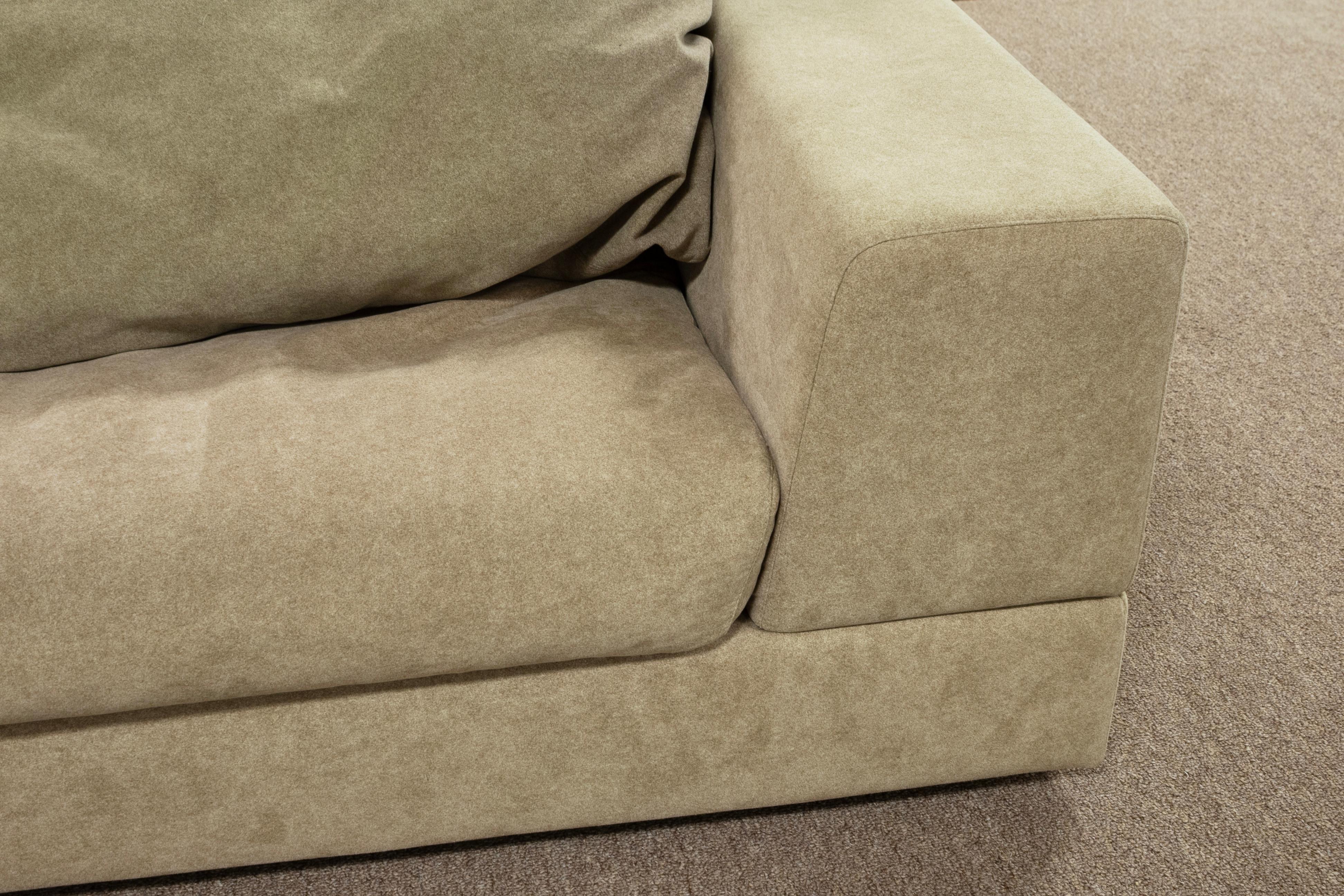 Contemporary Modern Arketipo Large L Shape 3 Piece Sectional Sofa Italy 1990s Bon état - En vente à Keego Harbor, MI