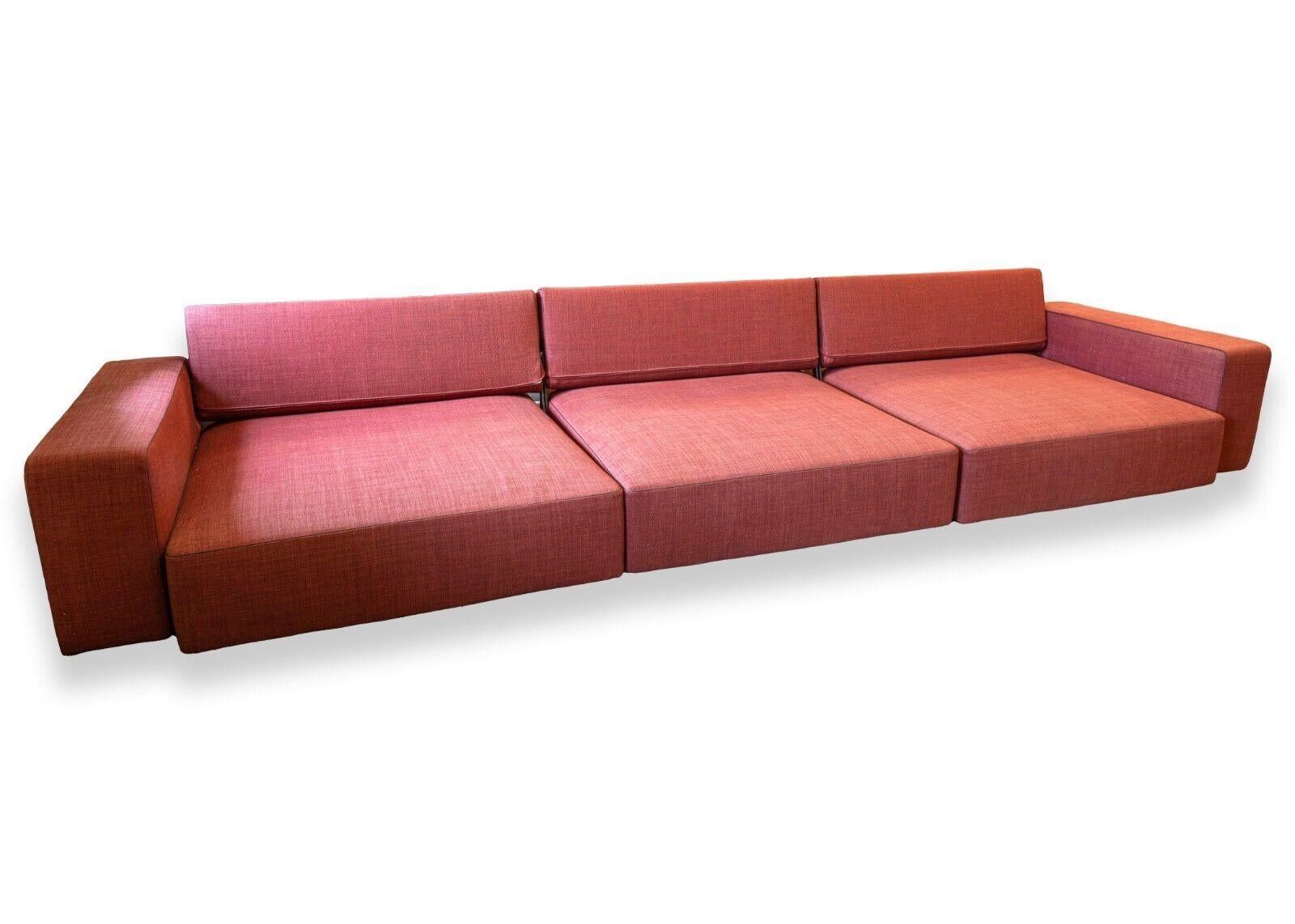 Fabric Contemporary Modern B&B Italia Andy Sofa Sectional Never Used