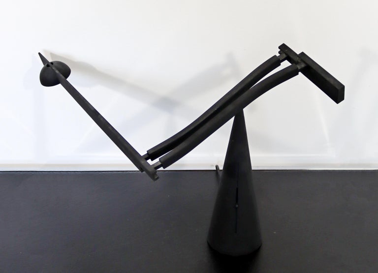 Mid-Century Modern Contemporary Modern Black Barbaglia & Marco Colombo Nemo Table Lamp Italy 1990s