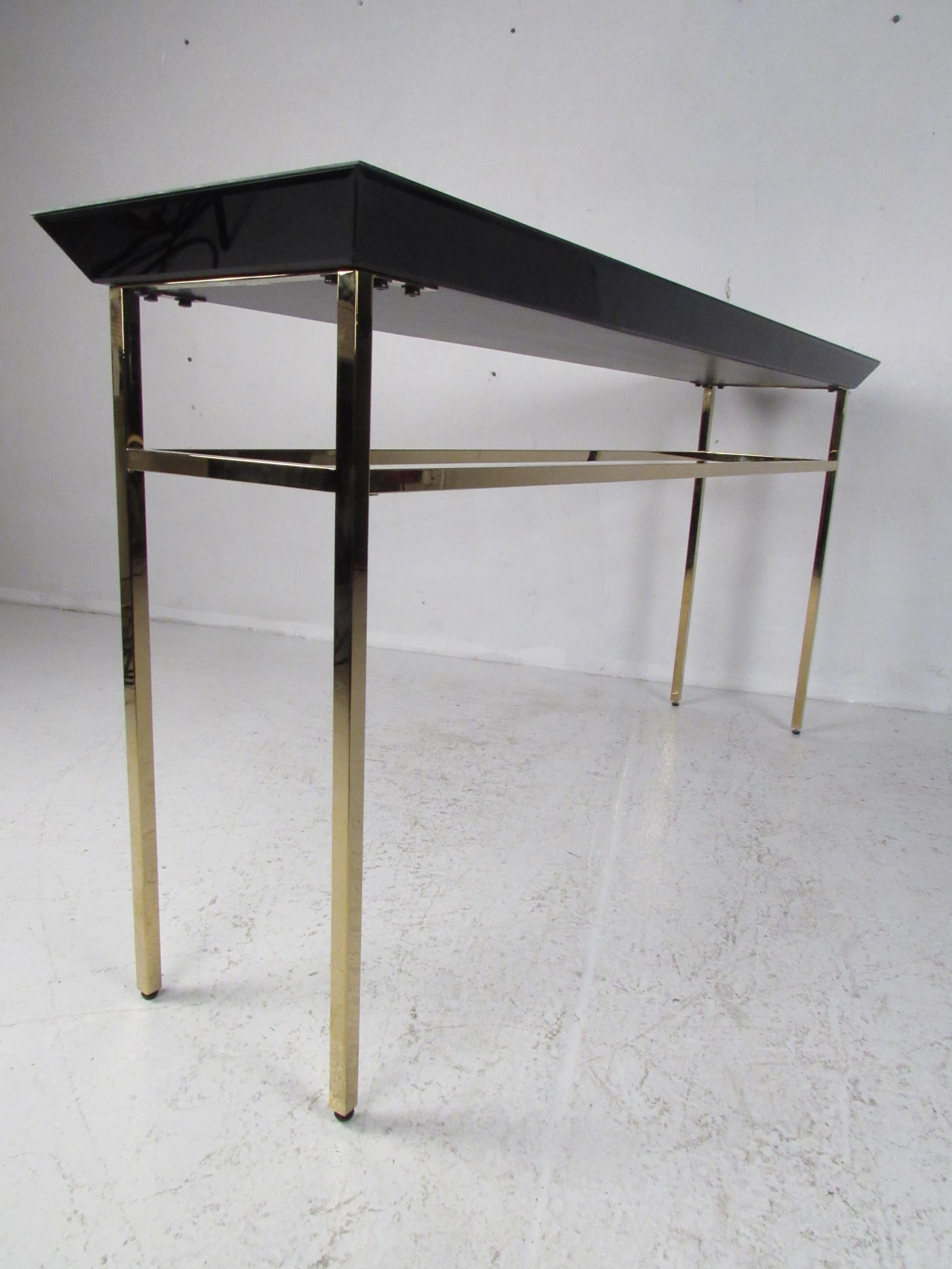 glass console tables contemporary