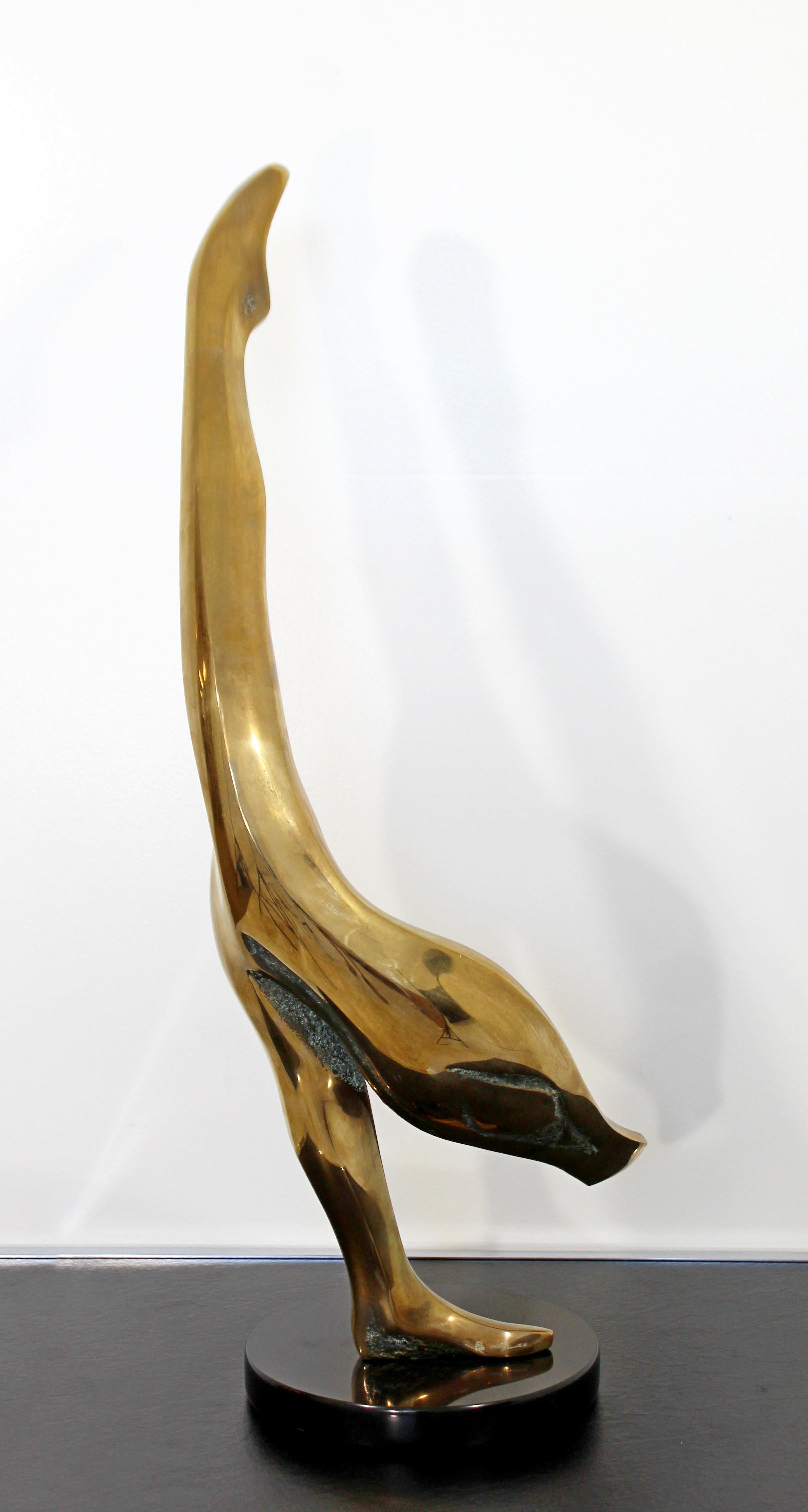 Contemporary Modern Bob Bennett Signed Numbered Bronze Ballerina Sculpture, 1981 1