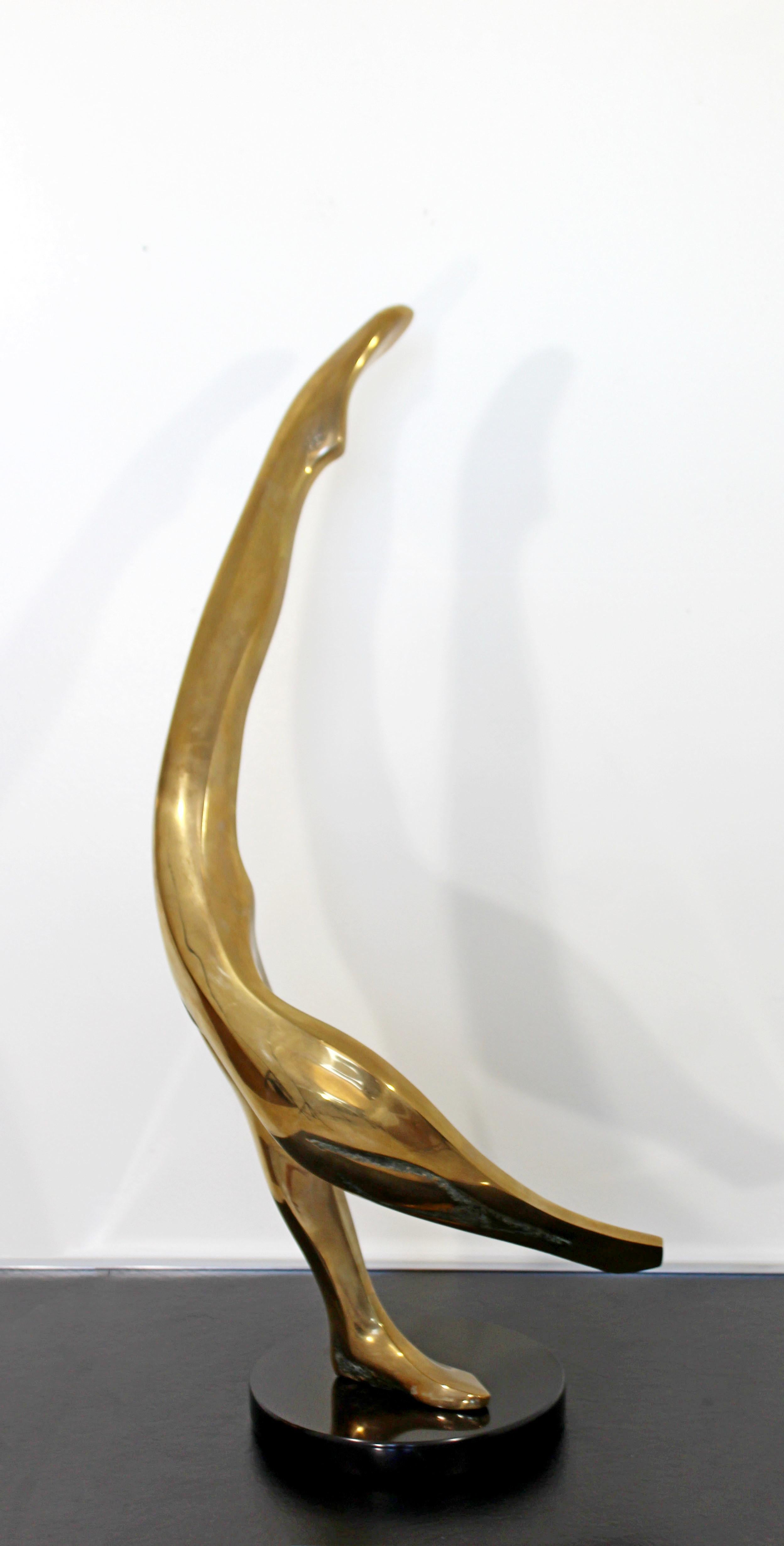 Contemporary Modern Bob Bennett Signed Numbered Bronze Ballerina Sculpture, 1981 2