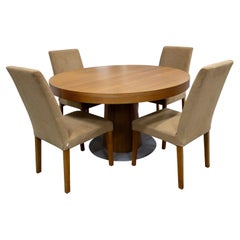 Contemporary Modern Boconcepts Granada Model Expandable Dining Table 6 Chairs