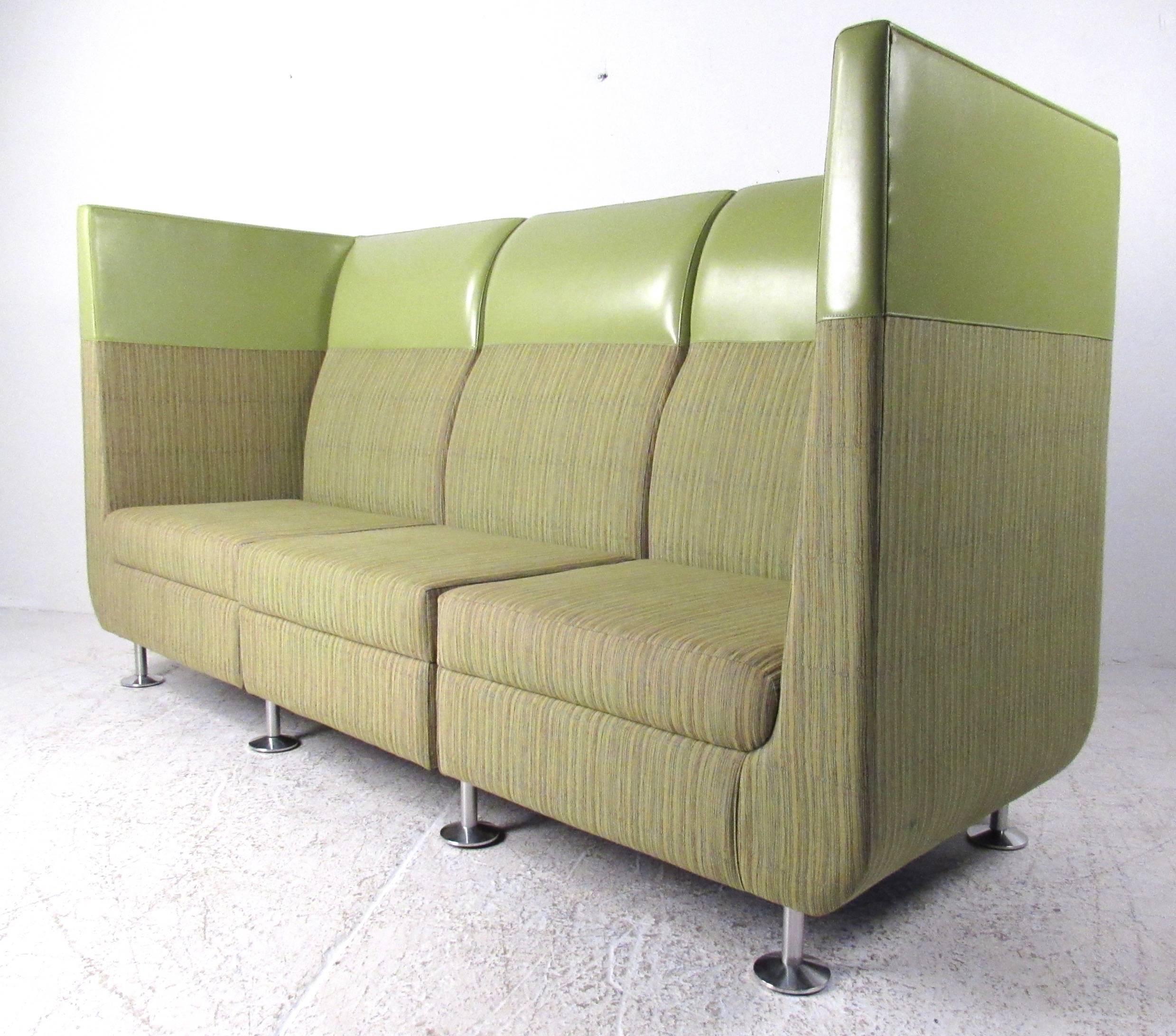 booth style couch