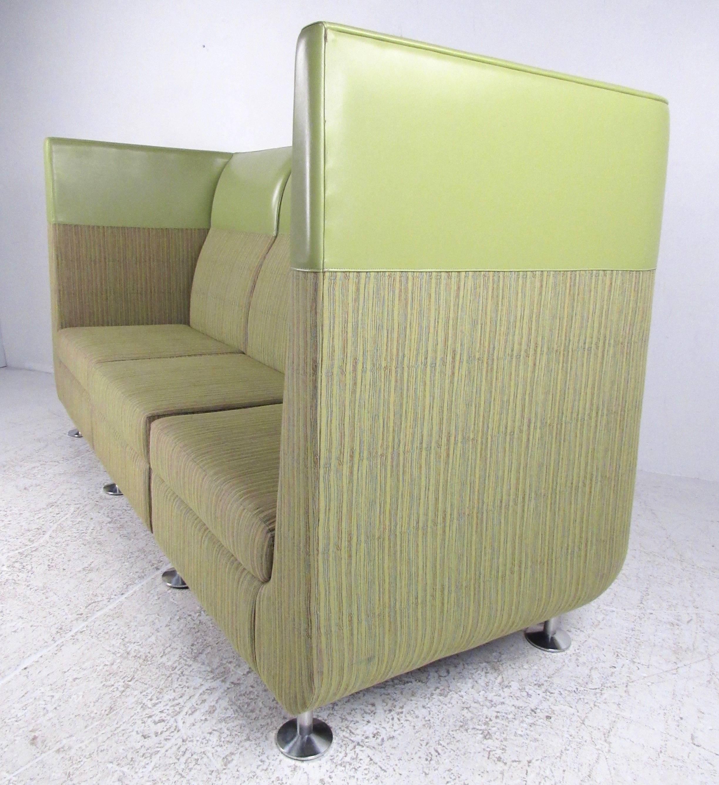 Contemporary Modern Booth Style Sofa 1