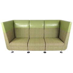 Used Contemporary Modern Booth Style Sofa