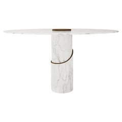 Contemporary Marble Breve I Dining Table by Caffe Latte
