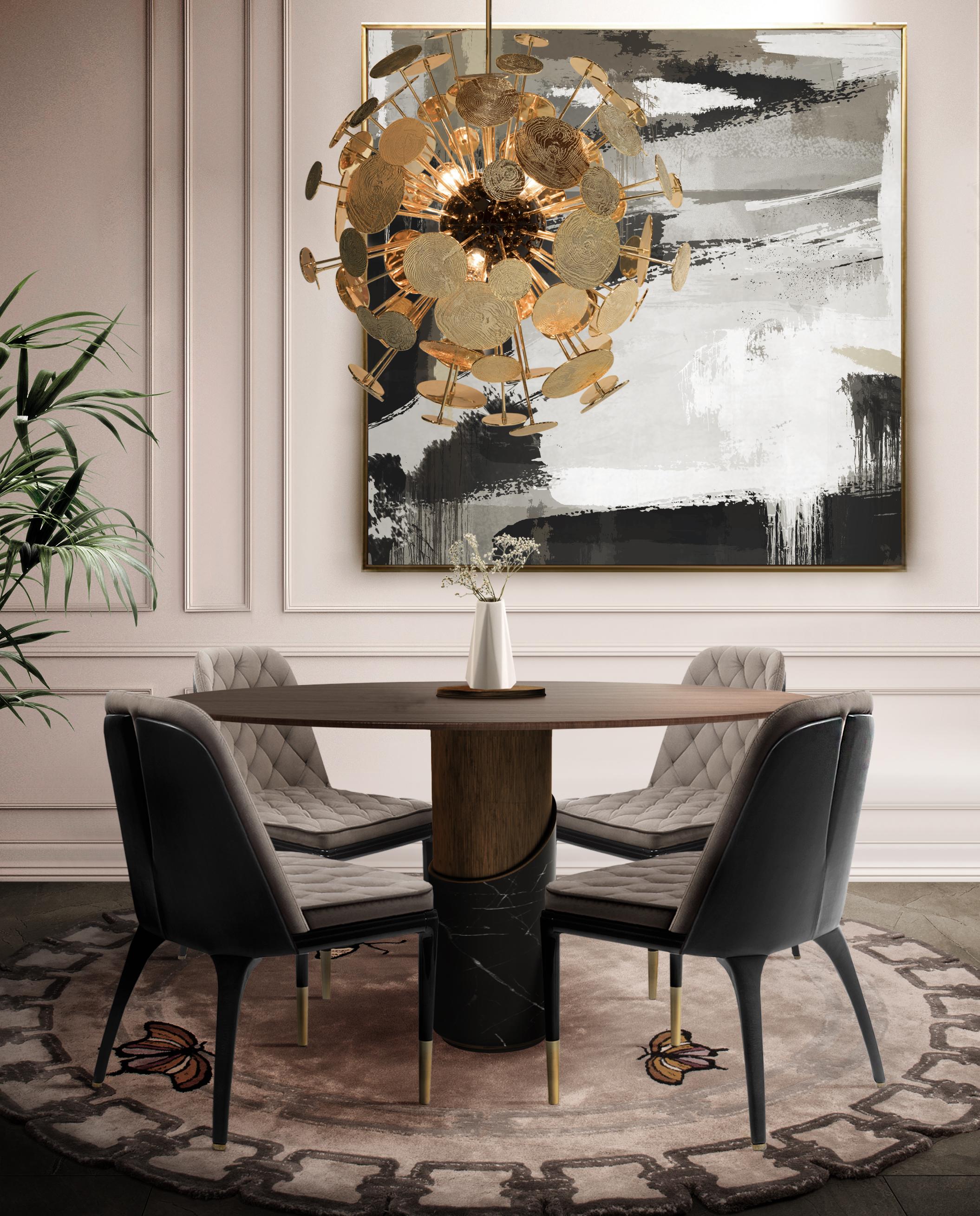 Contemporary Marble Breve II Dining Table by Caffe Latte In New Condition For Sale In New York, NY