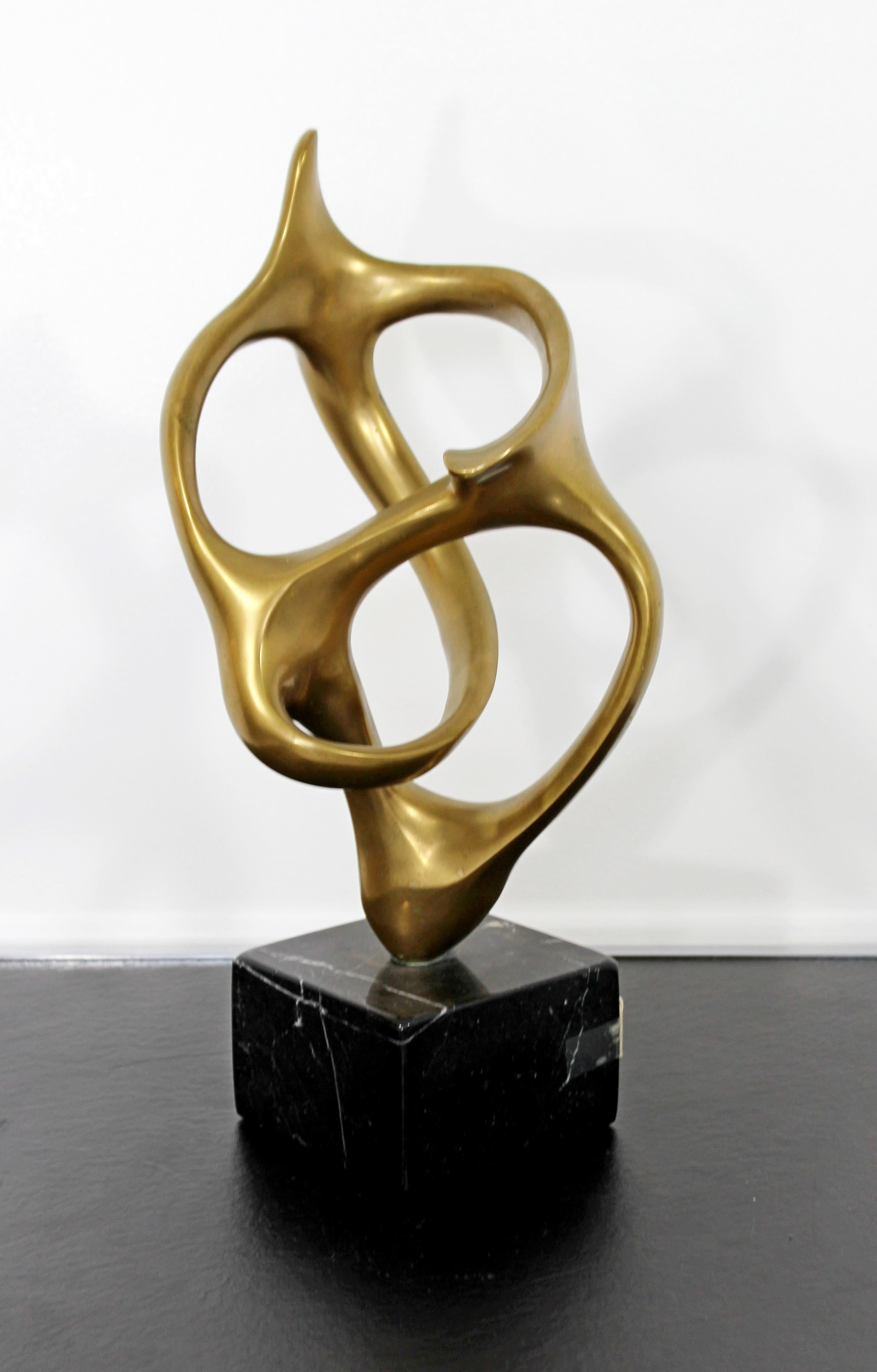 Spanish Contemporary Modern Bronze Marble Table Sculpture Signed by Kieff Grediaga AP