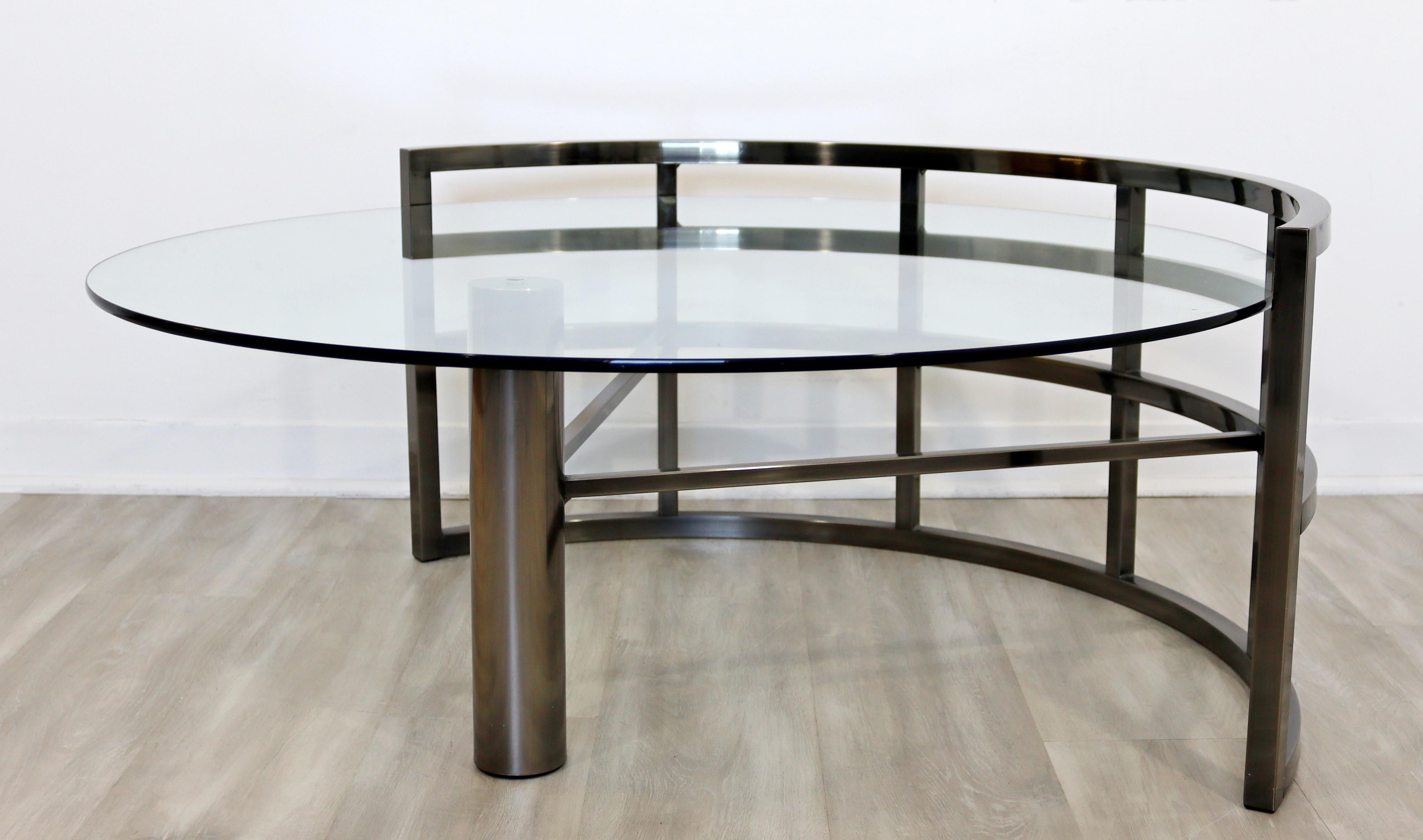 asymmetrical glass coffee table