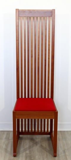 Contemporary Modern Cassina Stamped Side Accent Chair Frank Lloyd Wright, 1980s