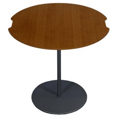 Contemporary Modern Cassina Wood and Metal Side End Table Contemporary Modern Cassina Wood and Metal Side End Table