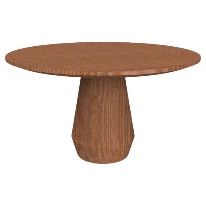 Contemporary Modern Charlotte Dining Table in Smoked Oak by Collector For Sale