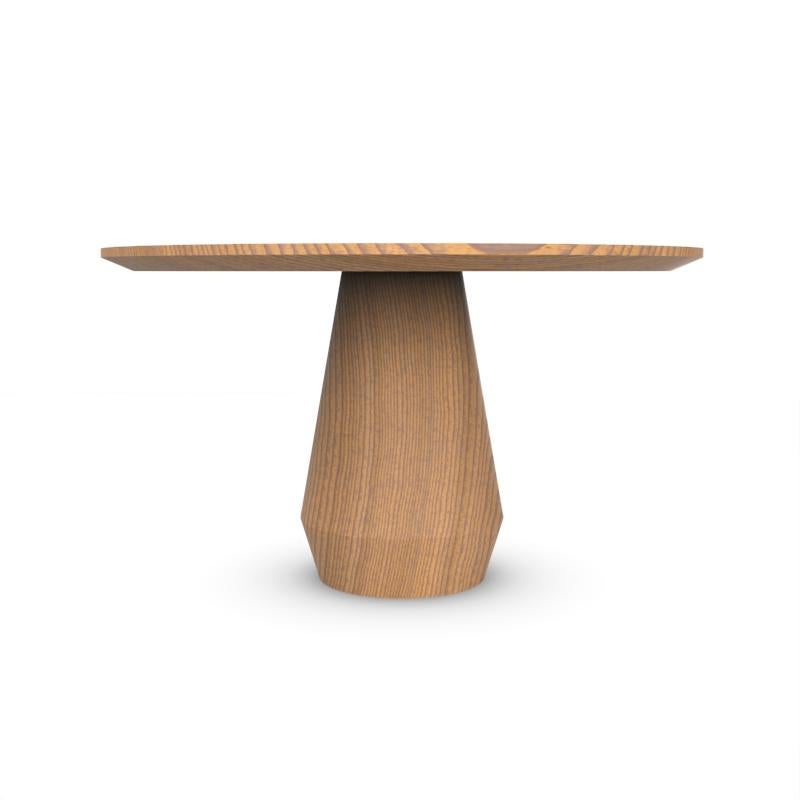 Contemporary Modern Charlotte Dining Table in Walnut by Collector Studio

It’s as if a huge block of wood was turned on a massive lathe, making it look like its revolved shape was created by a single gesture. This wooden table will not only look