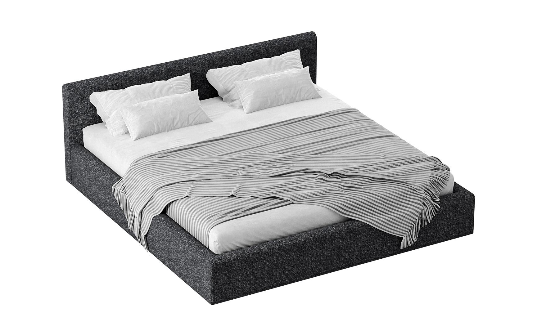 The Chiaro bed is designed for minimalist interiors. 

The round, soft shapes seem to emphasize materials and texture. 
As with all products, we use high-quality materials.

Chiaro is a versatile bed due to the fact that we can change the thickness