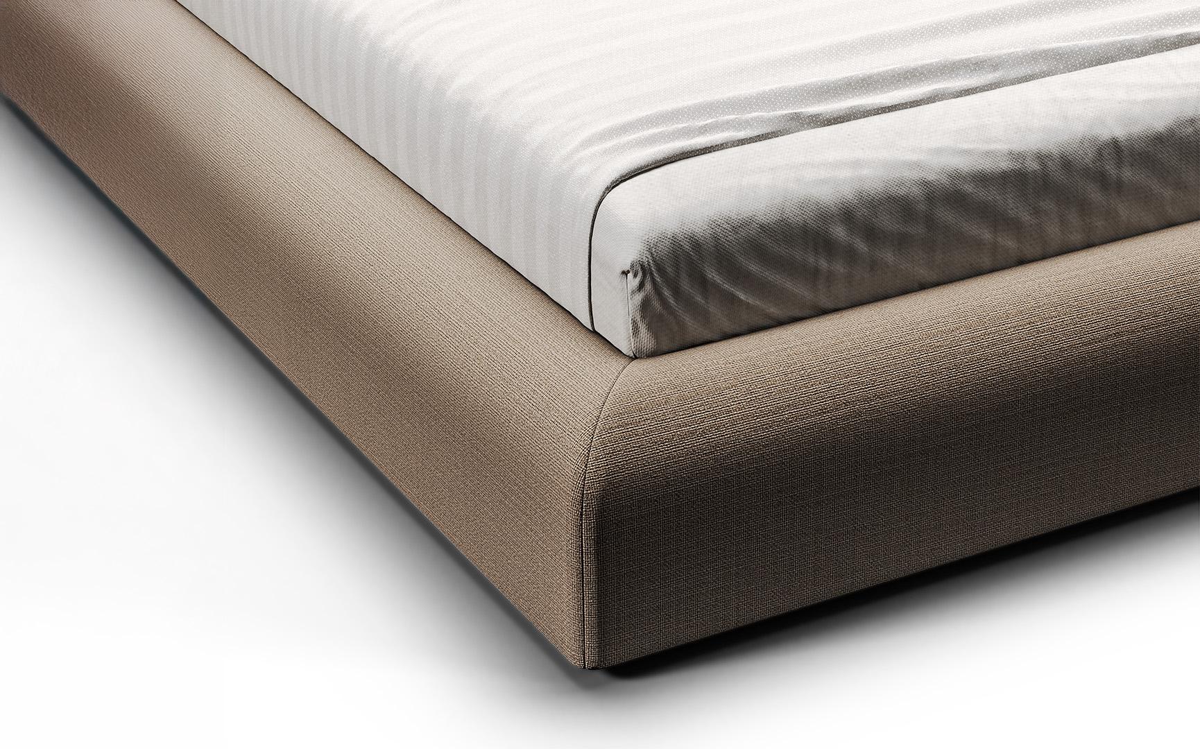 Minimalist Contemporary Modern 'Chiaro' in Italian Fabric by Palo Nero For Sale