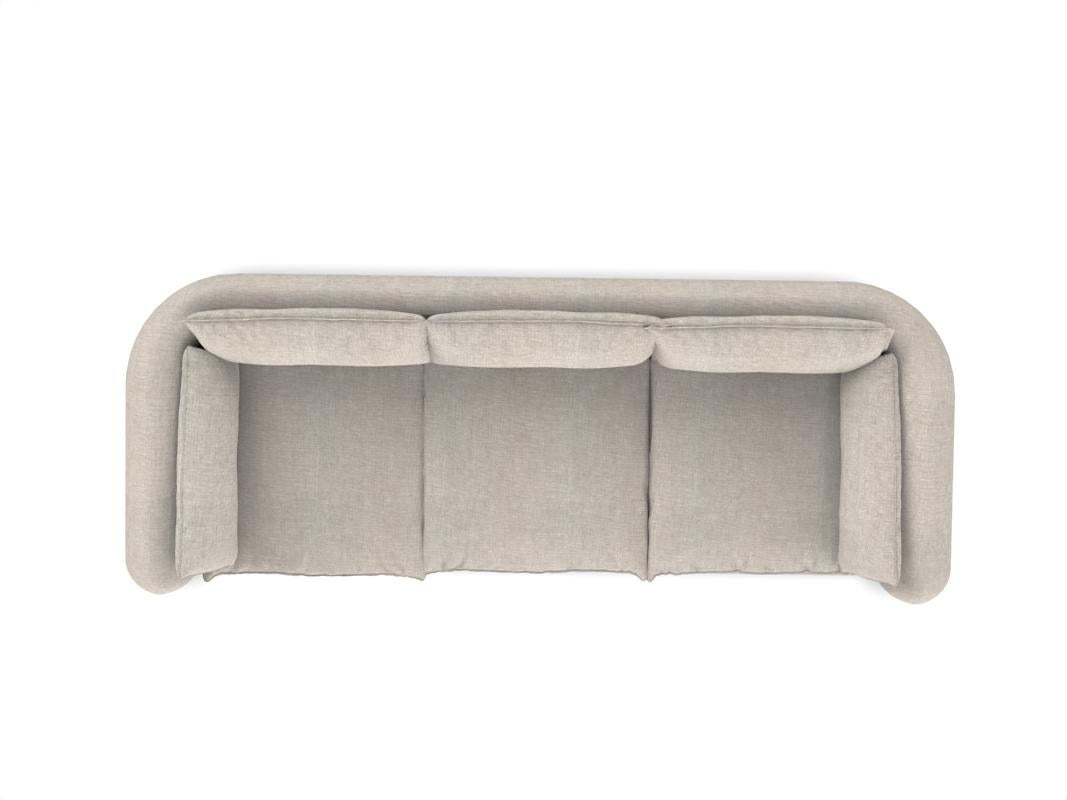 Contemporary Modern Comfy Sofa in Famiglia 51  Fabric by Collector In New Condition For Sale In Castelo da Maia, PT