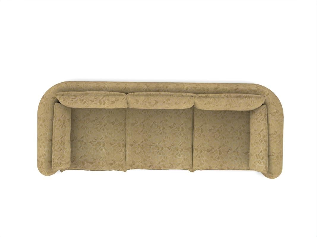 Contemporary Modern Comfy Sofa in Linen Fabric by Collector In New Condition For Sale In Castelo da Maia, PT