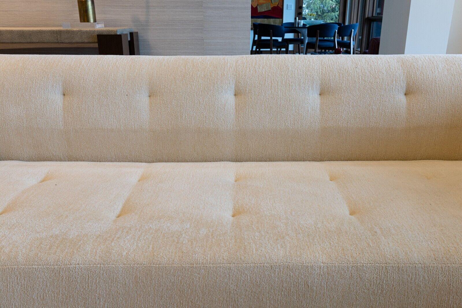 Contemporary Modern Custom Made Cream Tufted Glant 2 Piece Sectional Sofa 5