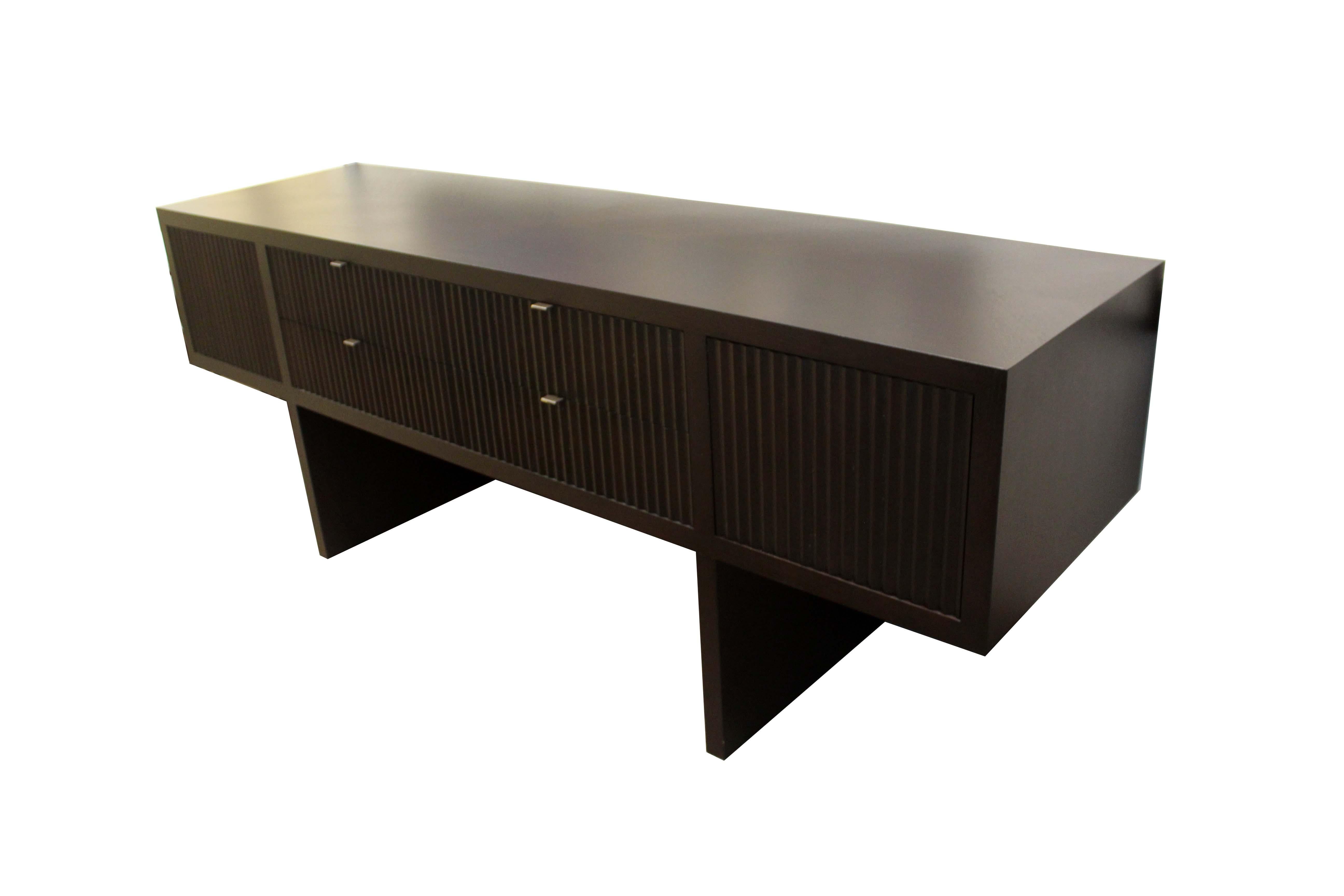 Contemporary Modern Decca Domicile Trestle Credenza by Michael Vanderbyl In Good Condition In Keego Harbor, MI