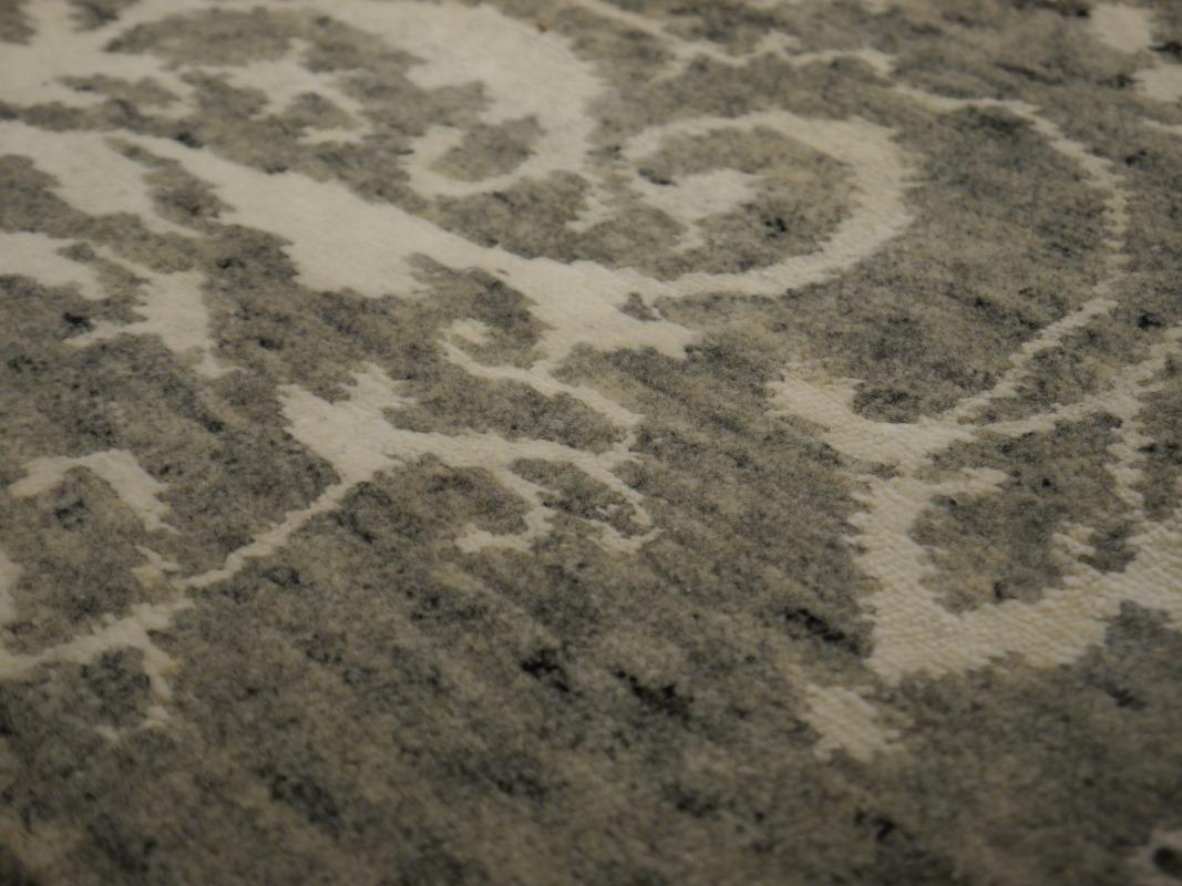 Contemporary Modern Design Teppich handgeknüpft Graue Wolle Djoharian Collection 8x10 im Zustand „Neu“ im Angebot in Lohr, Bavaria, DE